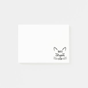 Best Cat Mum Kitten Lover Kitty Kitties Black Cat Post-it Notes