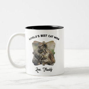 Best Cat Mum Ornate Border Mug