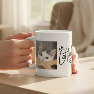 Best Cat Mum Photo Coffee Mug