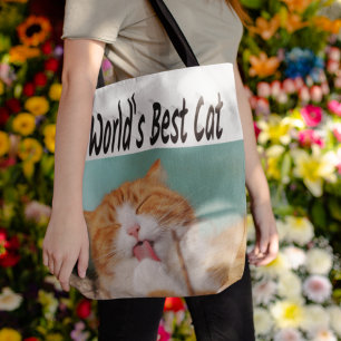 Best Cat Photo Tote Bag