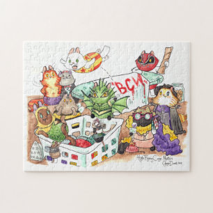 BEST CAT WRESTLING! BCW! BCW! JIGSAW PUZZLE