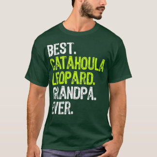Best Catahoula Leopard Grandpa Ever Dog Lover T-Shirt