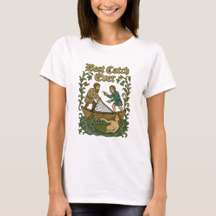 Best Catch Ever – Fishing Tales Medieval Meme T-Shirt