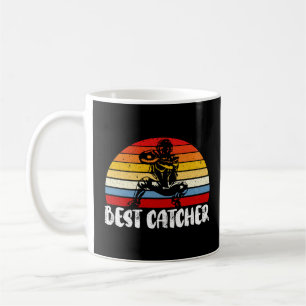 Best Catcher Baseball Player Baseball Coach Sports Coffee Mug