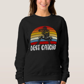 Best Catcher Baseball Player Baseball Coach Sports Sweatshirt