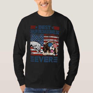 Best Cavalier King Charles Spaniel Dad Ever Americ T-Shirt