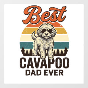 Best Cavapoo Dad Ever Vintage Dog Shirt Design_1