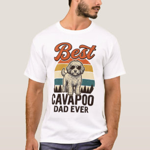 Best Cavapoo Dad Ever Vintage Dog Shirt Design_1