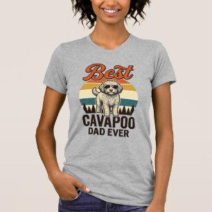 Best Cavapoo Dad Ever Vintage Dog Shirt Design_1