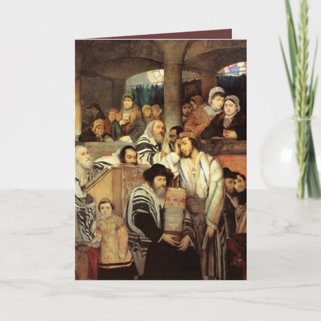 BEST CHANUKAH GREETING CARDS - GOTTLIEB ARTWORK (Front)