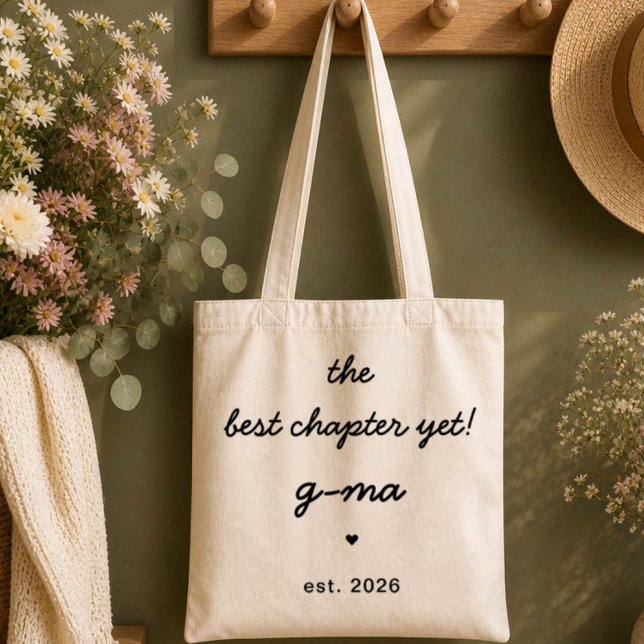 Best Chapter Yet G-Ma Tote Bag (Creator Uploaded)