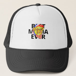 Best Cheeky Pug Mum Ever in the world Trucker Hat