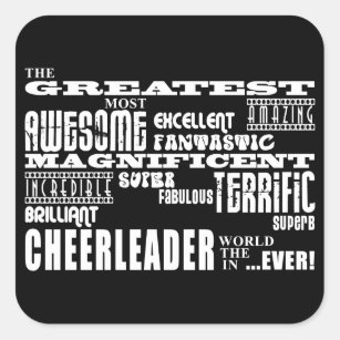 Best Cheerleaders : Greatest Cheerleader Square Sticker