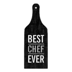 Best Chef Ever Modern Minimalist Cutting Board