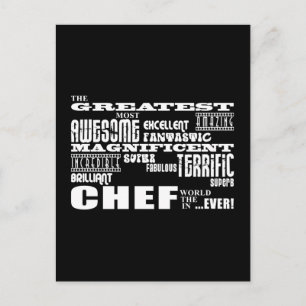 Best Chefs Birthdays : Greatest Chef Postcard