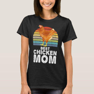 Best Chicken Mum Farmer Chicken T-Shirt