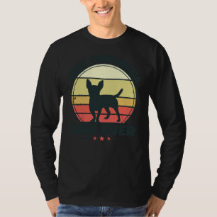 Best Chihuahua Dad Ever Retro Chihuahua Puppy Dog T-Shirt