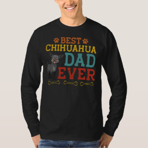 Best Chihuahua Dad Ever Retro T-Shirt