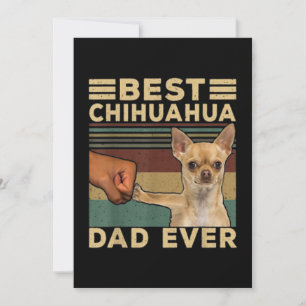 Best Chihuahua Dad Ever Thank You Card