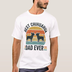 Best Chihuahua Dad Ever Vintage Dog Lover Shirt_1 T-Shirt