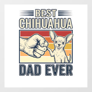 Best Chihuahua Dad Ever Vintage Dog Shirt Design_1