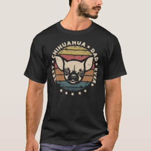 Best Chihuahua Dad Ever Vintage Funny Dog Father T-Shirt