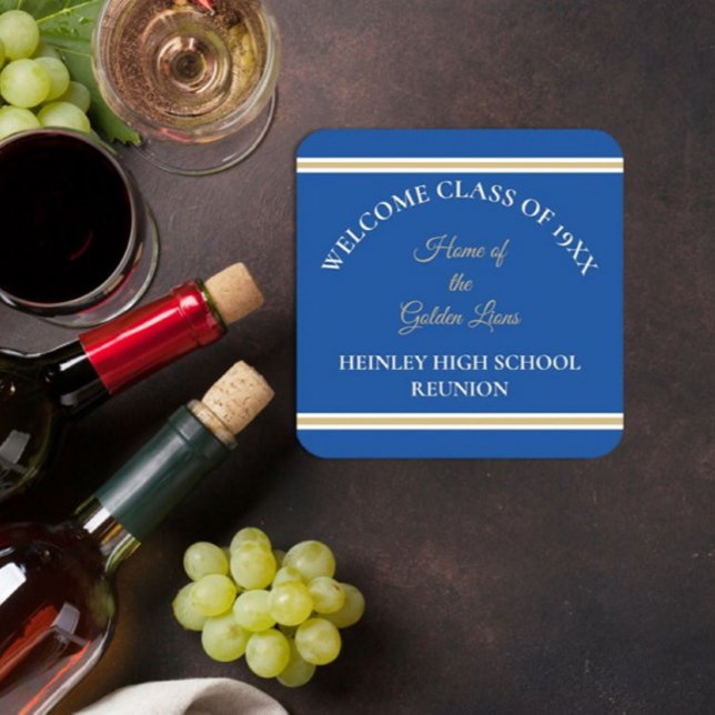 Best Choice! Classic, Class Reunion party coasters (Creator Uploaded)