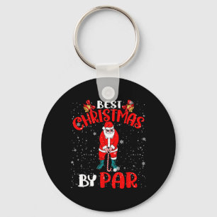 Best Christmas By Par Funny Christmas Santa Golf P Key Ring