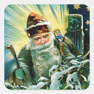 Best Christmas Wishes Square Sticker