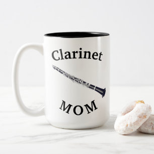 Best "Clarinet MOM" Ever! Mother's Day Two-Tone Coffee Mug