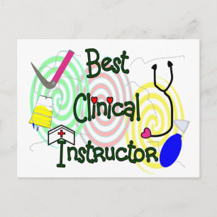 Best Clinical Instructor Nursing Gifts Postcard