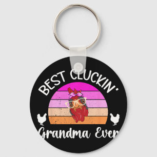 Best Cluckin' Grandma Chicken Grandma Chicken Owne Key Ring