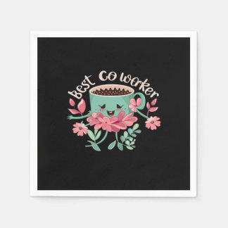 Best Co-Worker, Colleague Gift, Best Coworker Gift Napkin