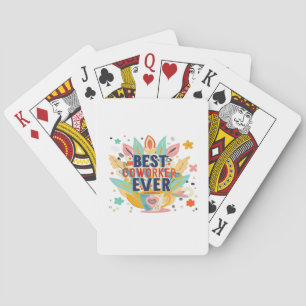 Best Co-Worker Ever, Colleague Gift, Best Coworker Playing Cards