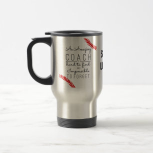 best coach ever BASEBALL Travel Mug