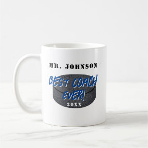 Best Coach Ever Ice Hockey Coffee Mug