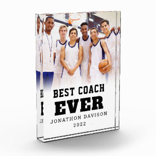 Best Coach Ever Name Photo Overlay Year Team