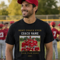 Best Coach Ever Photo Team Sports Gift