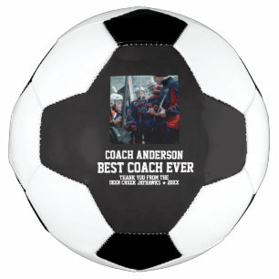 Best Coach Ever Sports Modern Thank You Unique Soccer Ball