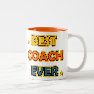 Best coach ever Two-Tone coffee mug