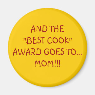 BEST COOK AWARD MAGNET