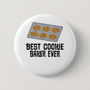 Best Cookie Baker Ever Baking Gift 6 Cm Round Badge