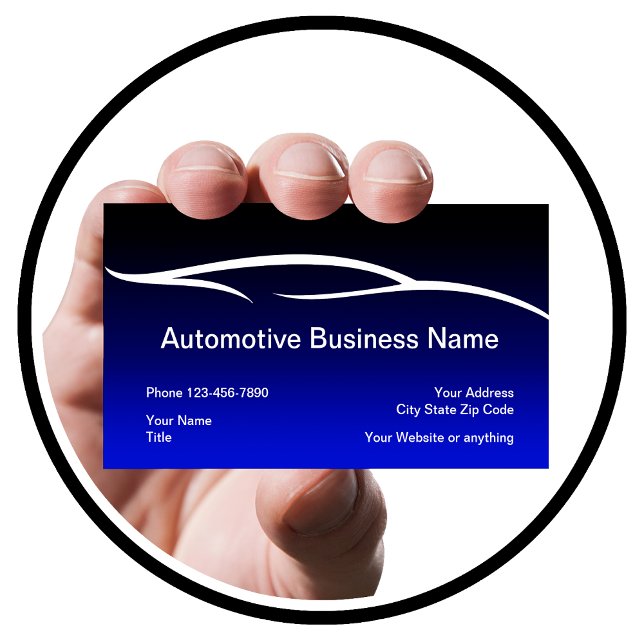 Best Cool Automotive Business Card Template (Creator Uploaded)