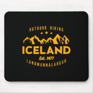 Best Cool Iceland Iceland Hiking Landmannalaugar E Mouse Pad