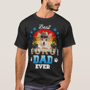 Best Corgi Dad Ever Best Dad Dog Lover Men Gifts T-Shirt