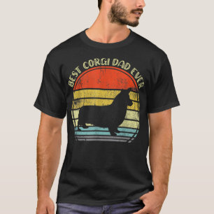 Best Corgi Dad Ever Design T-Shirt