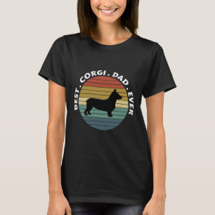 Best Corgi Dad Ever Dog Dad Personalised Dog Dad B T-Shirt