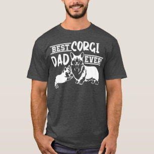 Best Corgi Dad Ever, Dog Lovers Gifts For Men, Cor T-Shirt