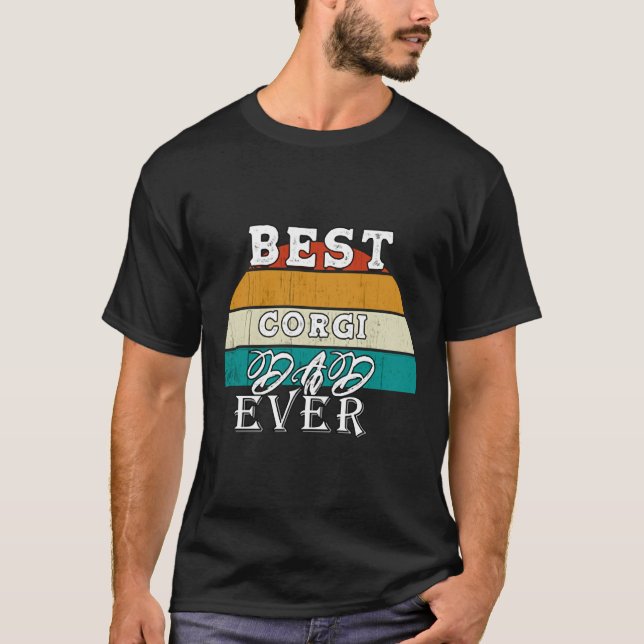 Best Corgi Dad Ever Essential T-Shirt (Front)