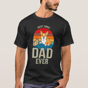Best Corgi Dad Ever Fathe's Day Dog Owner T-Shirt